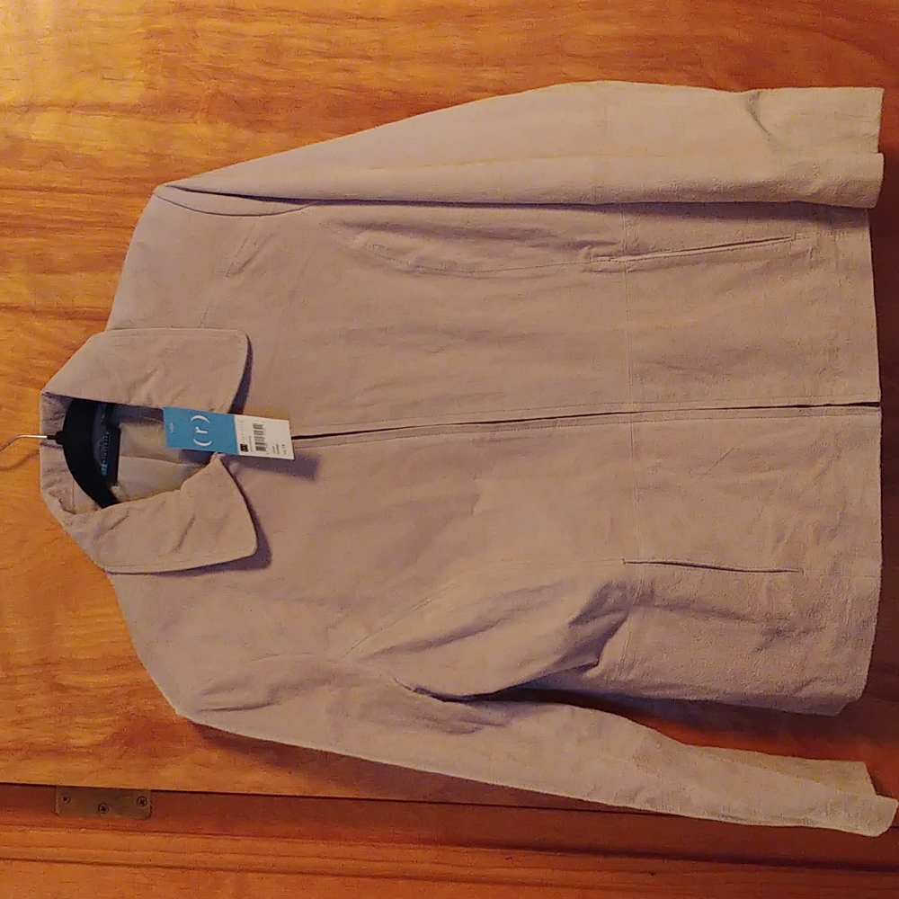 Women's Relativity Suede Jacket Tan size 1X Nwt